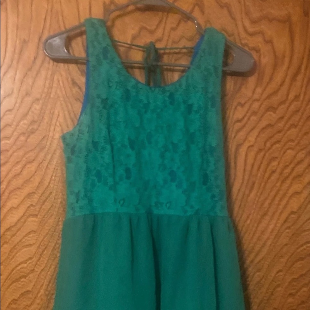 Green Lace Dress